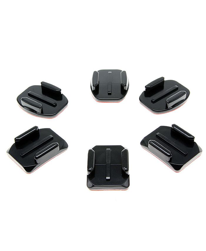 GoPro Curved   Flat Adhesive Mounts for HERO and MAX Cameras, Set of 3 - Black