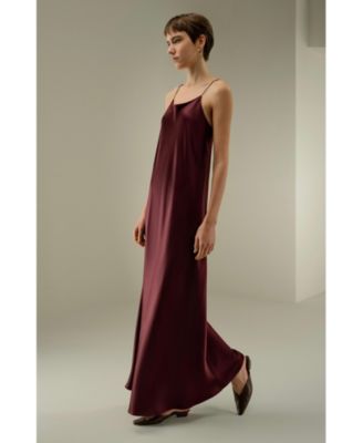 Women's U-Neck Minimalist Slip Dress