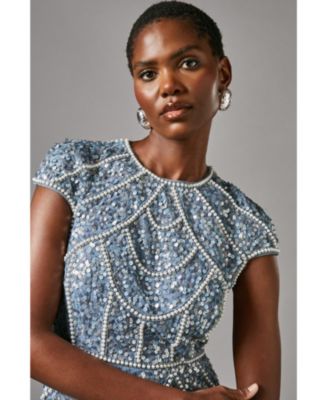 Women's Embellished Pencil Dress