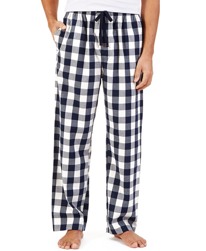 Nautica Men's Woven Gingham Pajama Pants - Macy's
