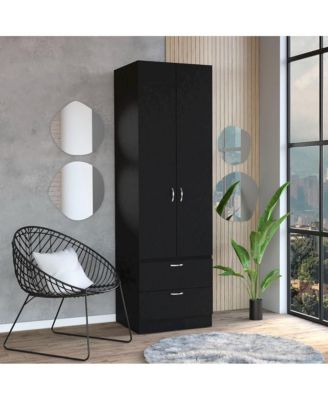 Vicco Armoire Black MDF