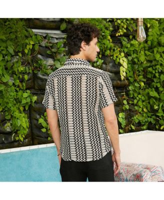 Men's Zigzag-Knit Shirt