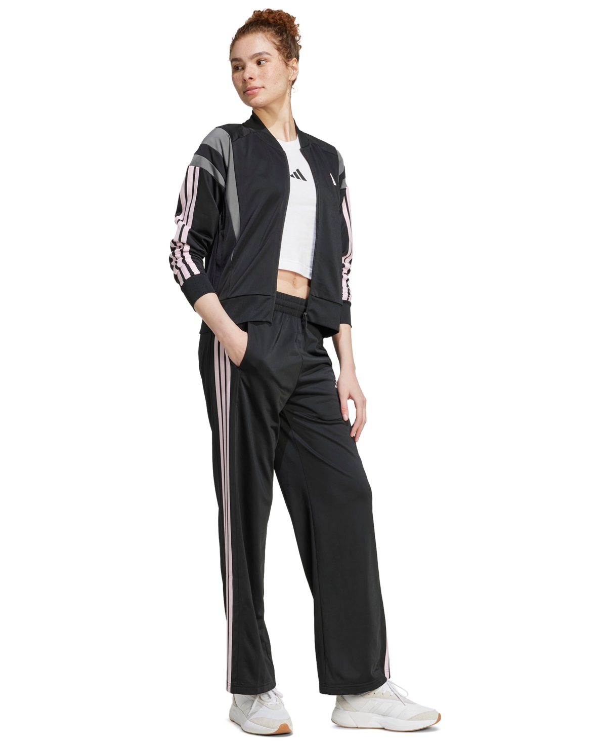 adidas Women's 3-Stripes Fashion Mid-Rise Pants