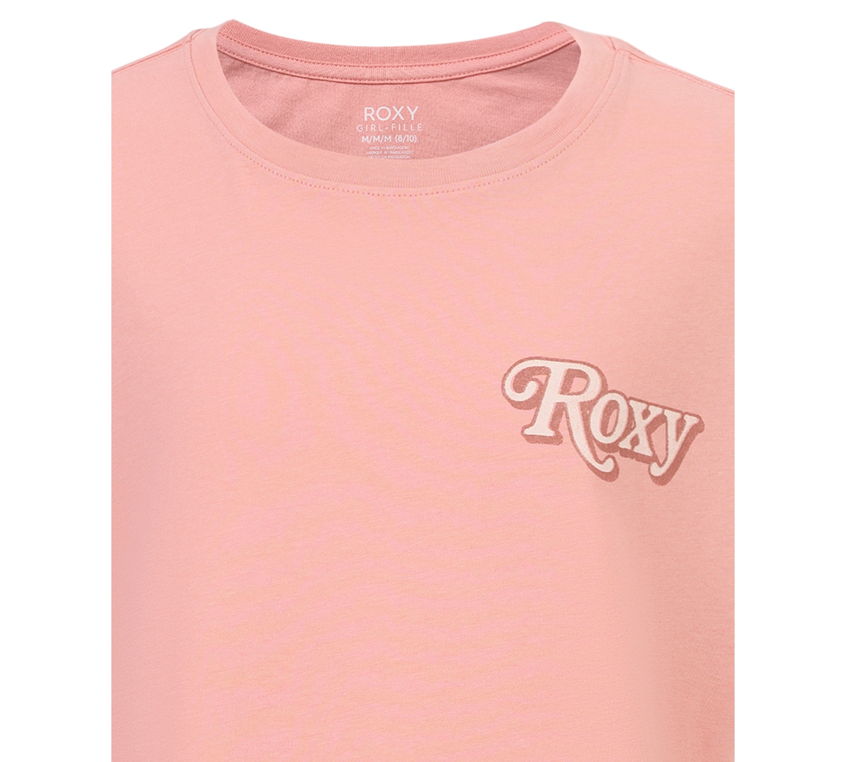 Roxy Kids' Wavy Daze Oversize Graphic T-shirt In Pink