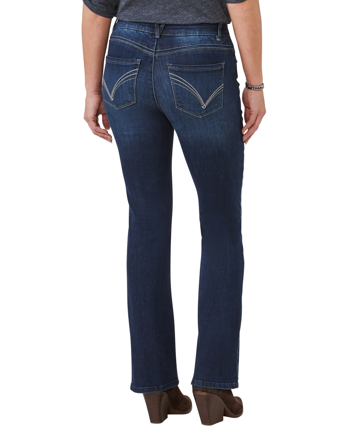 Democracy Women's High Rise Bootcut Jeans In Blue