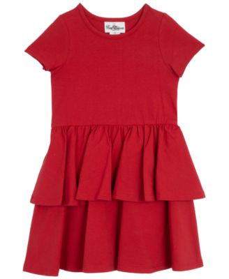 Little Girl Dress with Crochet Cardigan, 2 pc