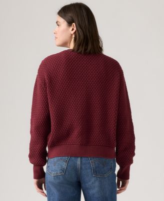 Women's Snowflake Long Sleeve Cardigan Sweater