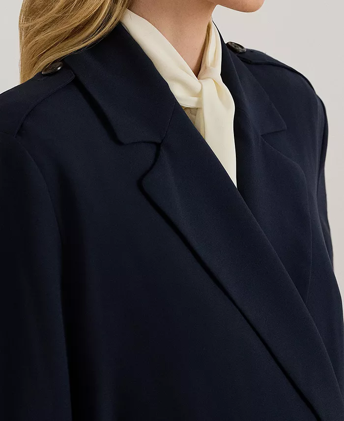 Women's Double-Faced Wrap Coat - thumbnail 2
