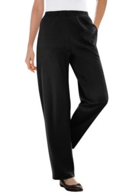 Women's Within Tall 7-Day Knit Ribbed Straight-Leg Pull-On Pants