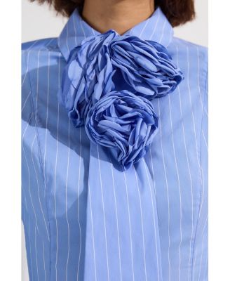 Woven Shirt Midi Dress