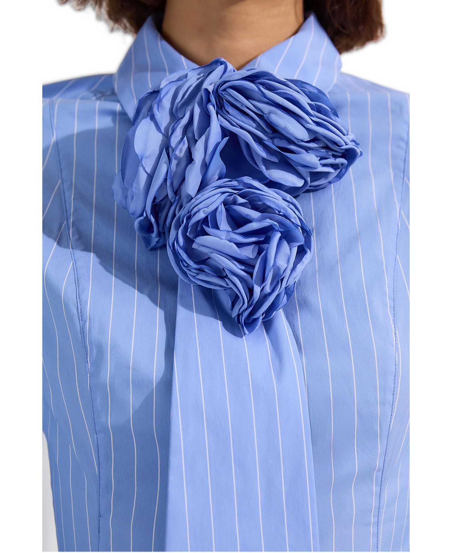 Women's Woven Shirt Midi Dress