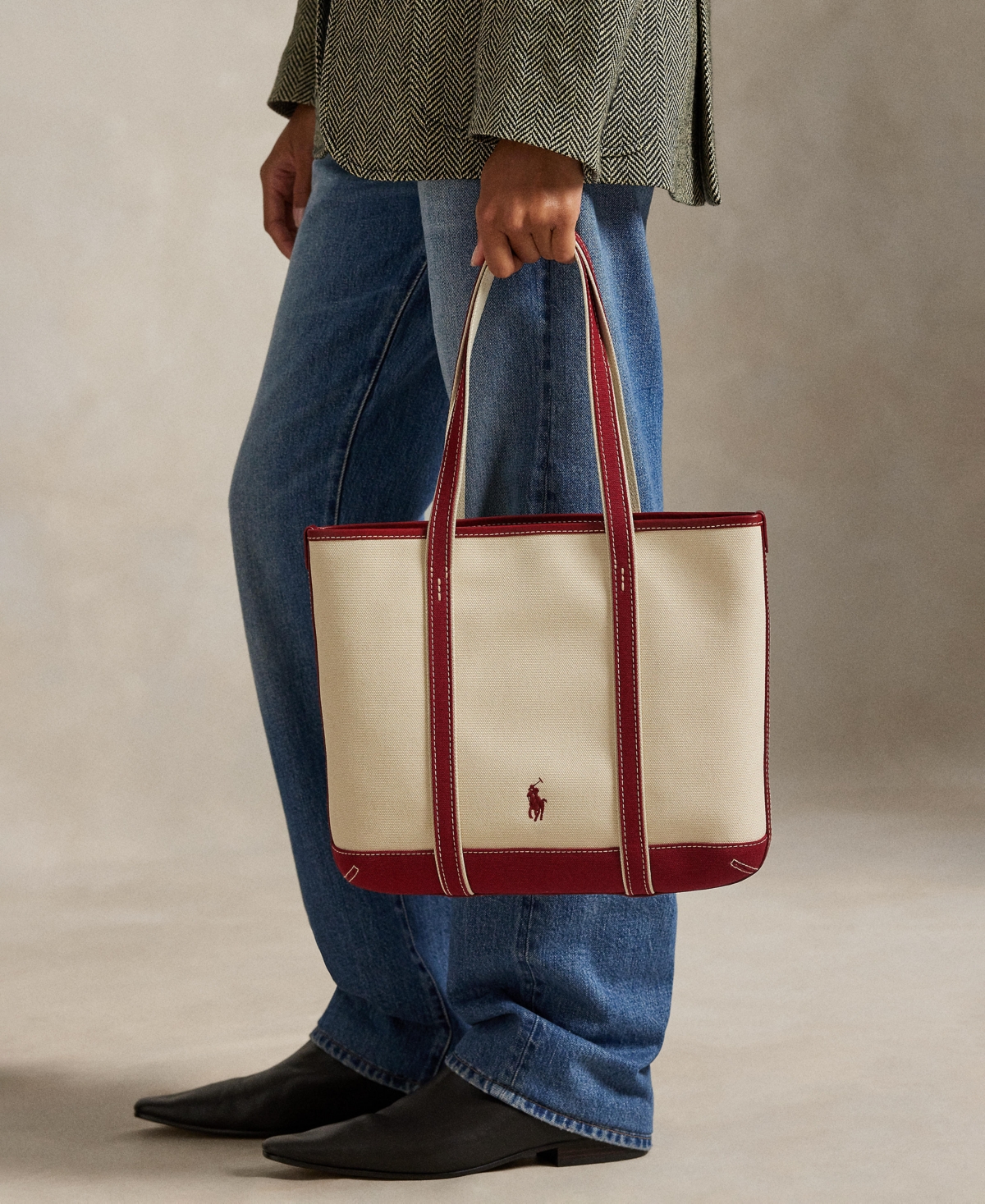 Polo Ralph Lauren Women's Bear Small Shopper Tote