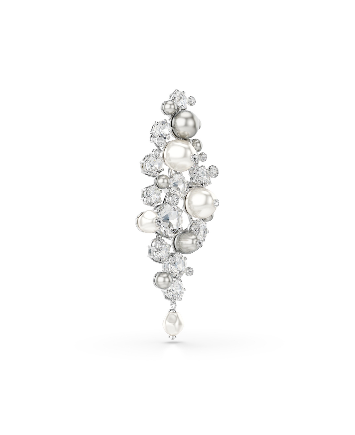 Swarovski Constella Rhodium Plated Brooch