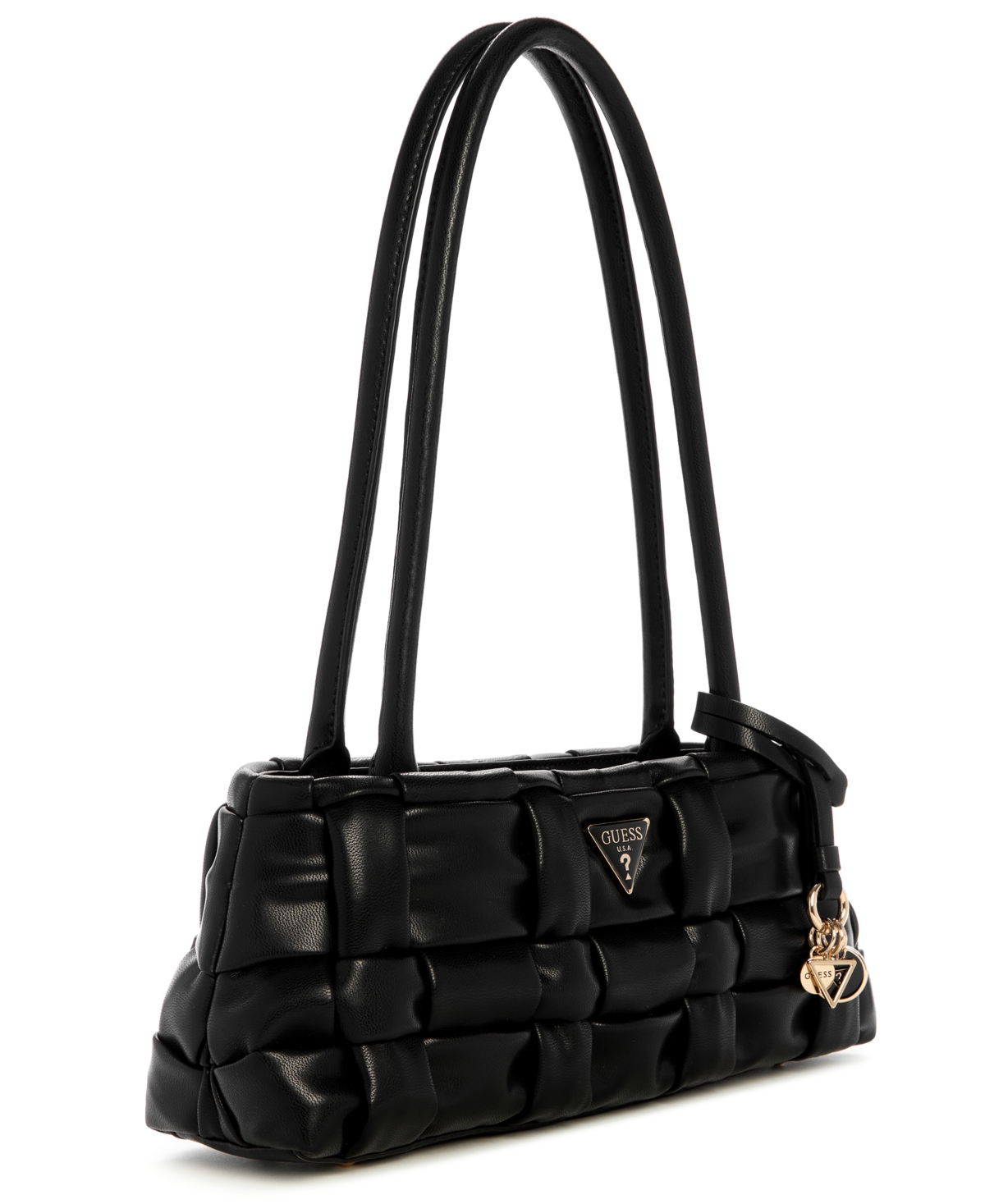 Guess Women's Marion Shoulder Satchel Bag In Black