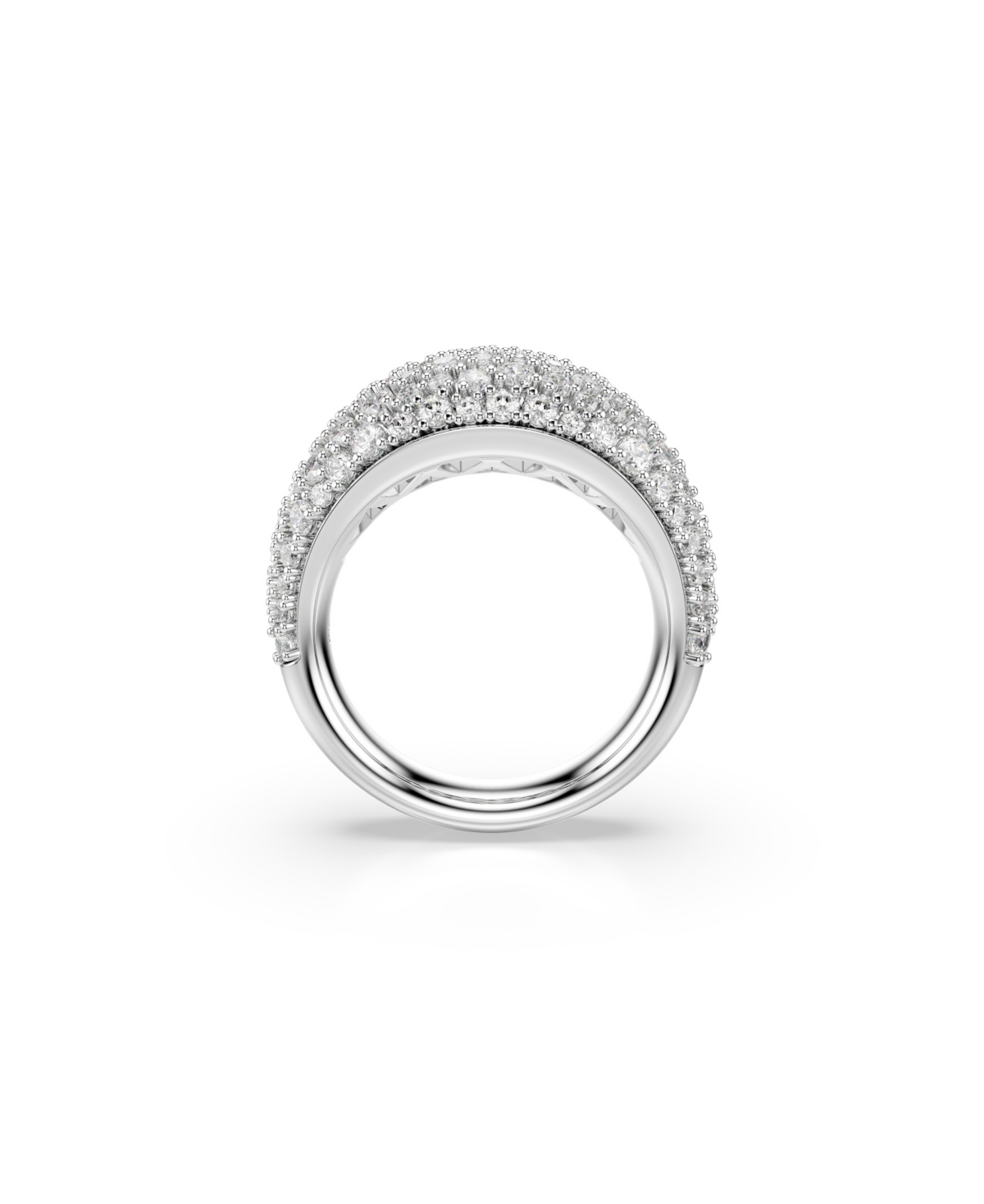 Swarovski Sublima White Rhodium Plated Ring
