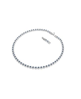 Una Angelic Rhodium Plated Tennis Necklace