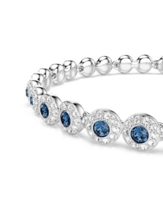 Swaroski Una Angelic Rhodium Plated Tennis Bracelet