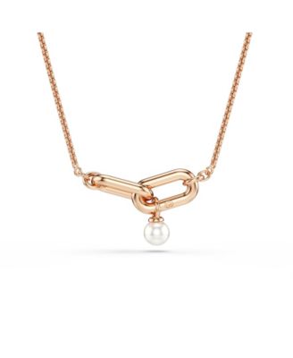 Constella Rose Gold-Tone Plated Pendant Necklace