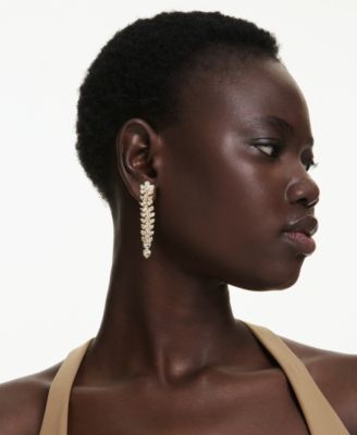 Idyllia Gold-Tone Plated Drop Earrings