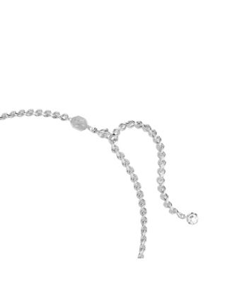 Una Angelic Rhodium Plated Choker Necklace
