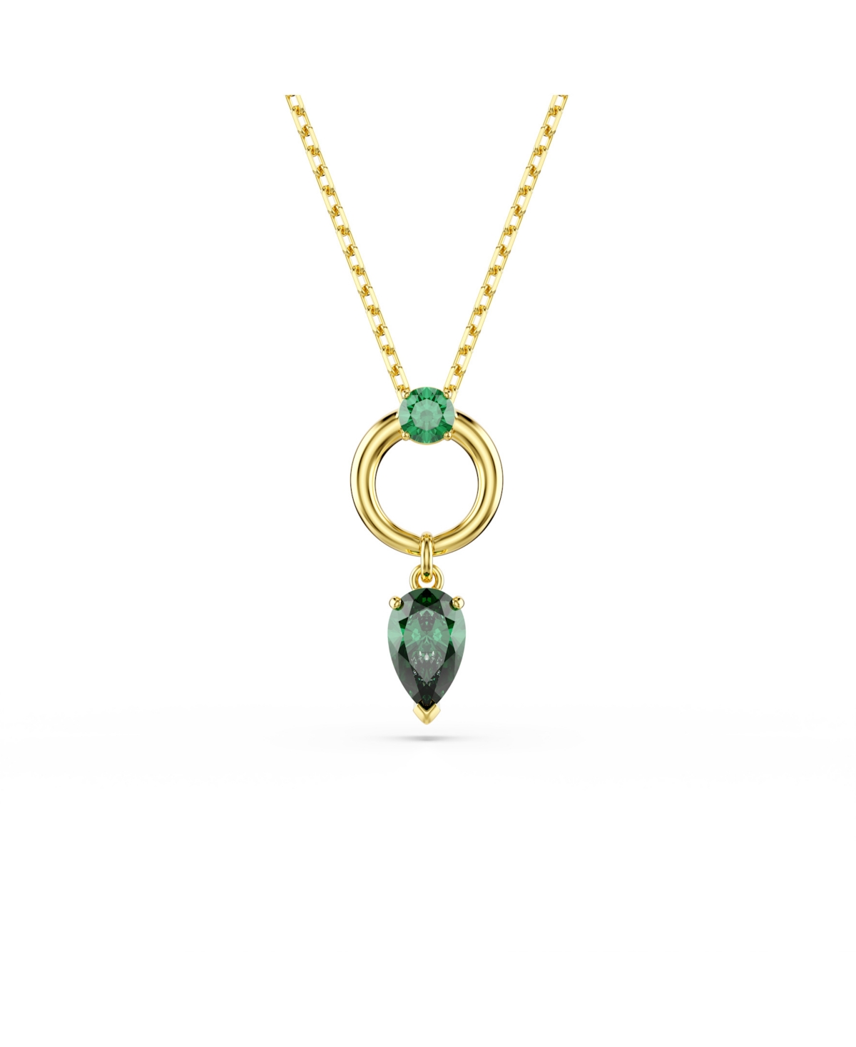 Swarovski Mesmera Gold-tone Plated Pendant Necklace In Multi