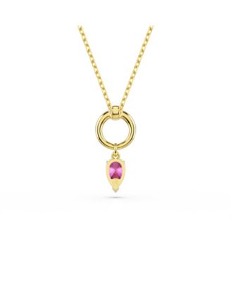 Mesmera Metal Tone Plated Pendant Necklace