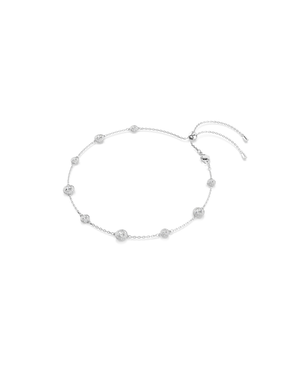 Swarovski Rhodium Plated Crystal Una Angelic Necklace