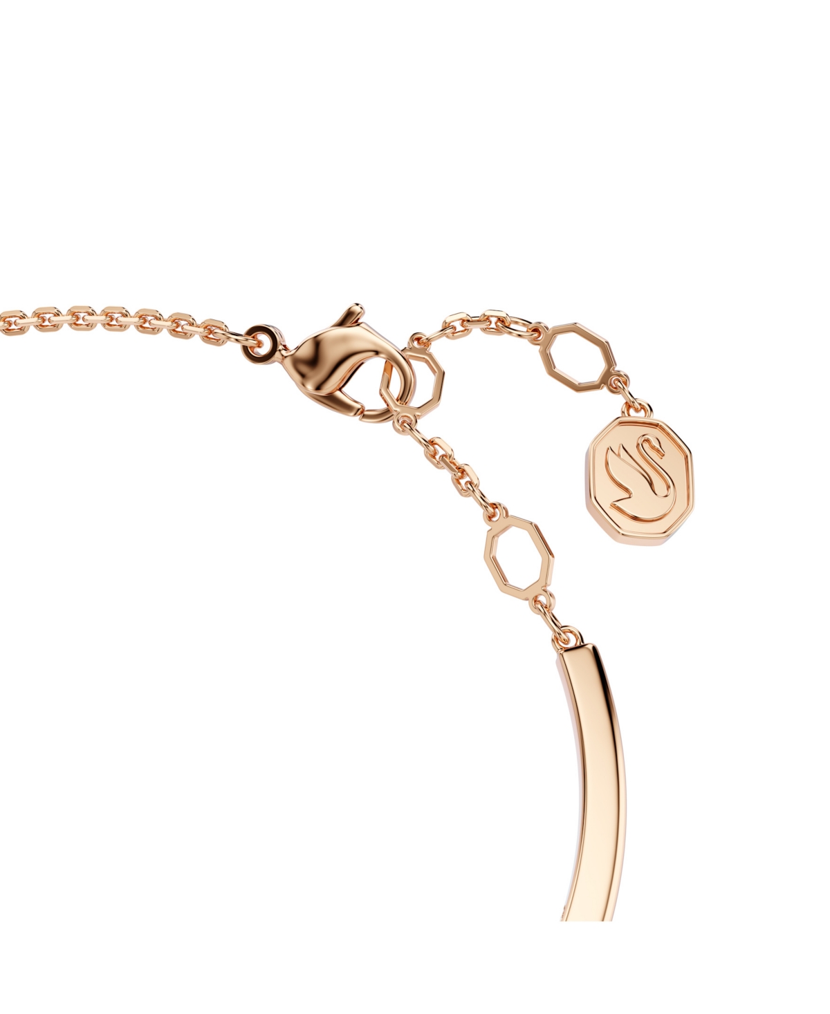 Swarovski Swaroski Mesmera Rose Gold-tone Plated Bangle In Gold