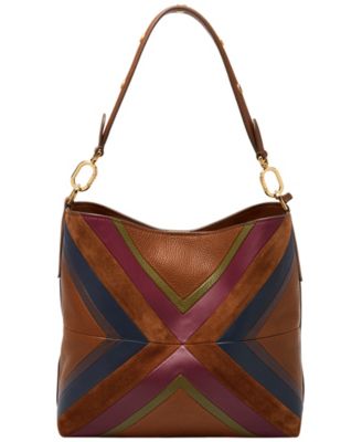 Jessie Patchwork Bucket Shoulder Bag