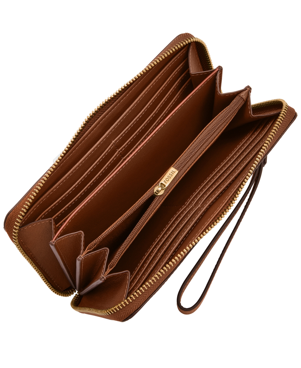 Fossil Lennox Zip Continental Wallet In Multi