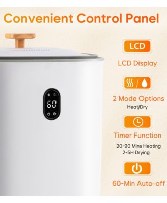 35L Large Home Towel Warmer Dryer Bucket with Aromatherapy, Auto Shut-off Function