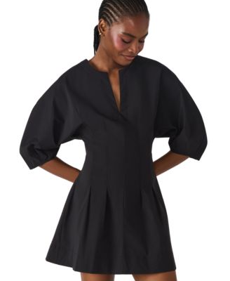 BB Dakota by Steve Madden - Women's Split Neck Mini Dress