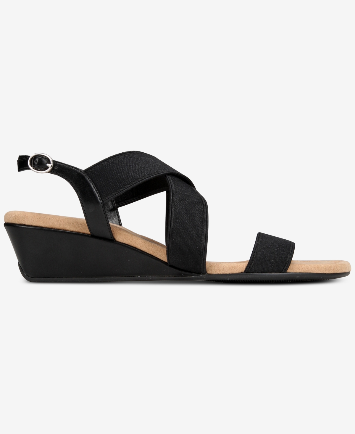Style & Co Women's Vonniie Round Toe Wedge Sandals, Macy's Exclusive