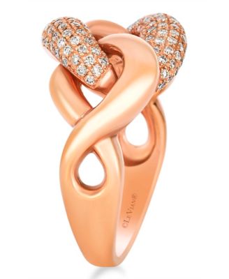 Vanilla Diamond Ring ( 0.48 ct. t.w.) in 14K Strawberry Gold