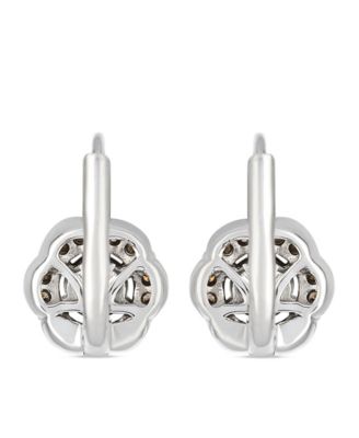 Nude Diamond (0.41 ct. t.w.) and Chocolate Diamond ( 0.46 ct. t.w.) Earrings in 14K Vanilla Gold