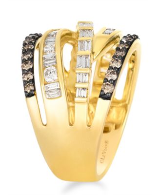 Chocolate Diamond Ring (0.55 ct. t.w.) in 14K Honey Gold