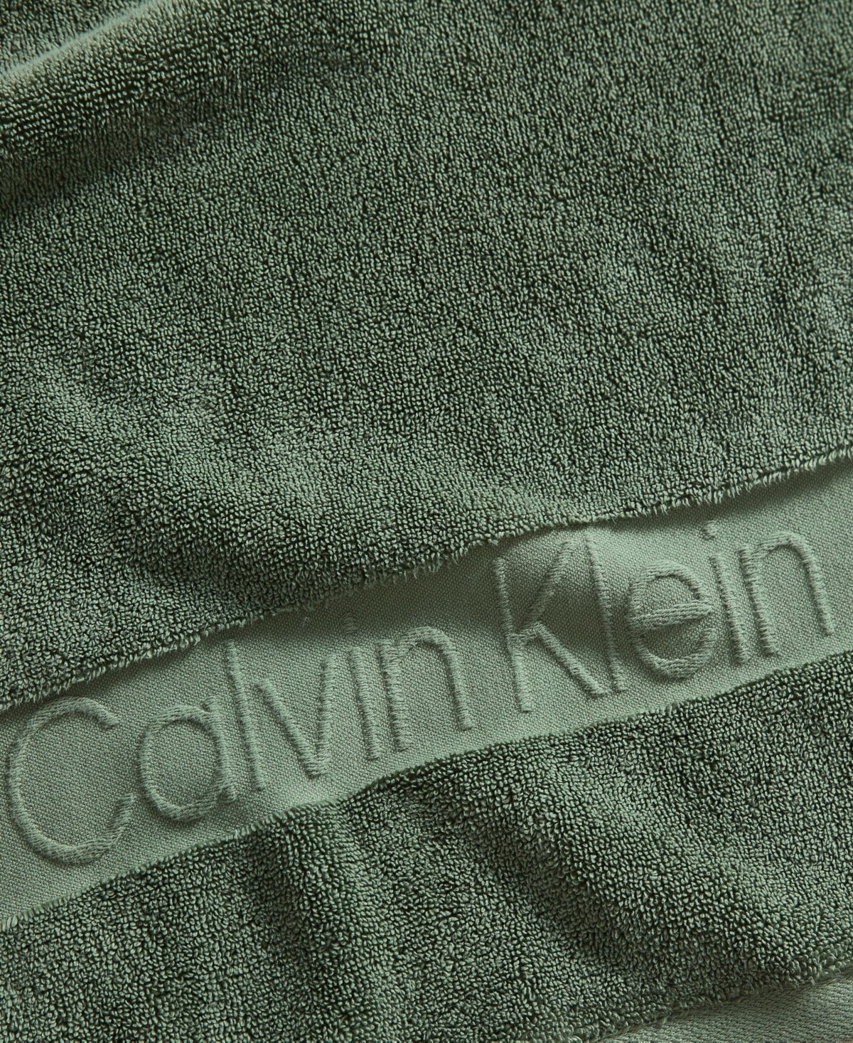 Calvin Klein Iconic Cotton Jacquard Hand Towel, 30" x 16"
