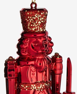Christmas Glitters Red Nutcracker Ornament, Macy's Exclusive 