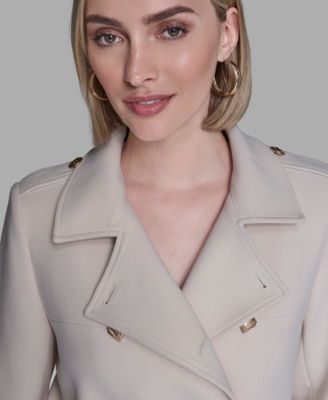 Women's Collared Double-Breasted Jacket