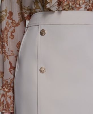 Women's Button Detail Skirt