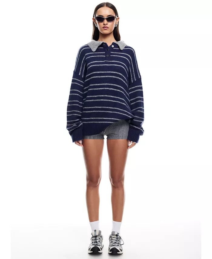 Women's Knit Button-Front Sweater - thumbnail 7