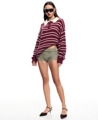 Women's Knit Button-Front Sweater
