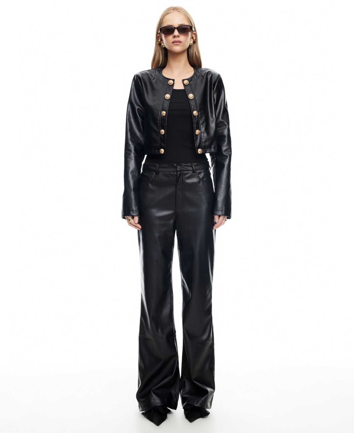 Lioness Women's Amelie Cropped Jacket In Black