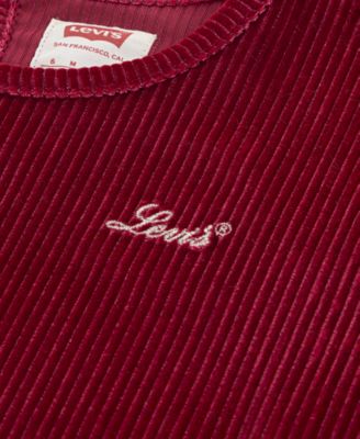 Little Girls 2-Piece  Long Sleeve Top and Wide Pants Velour Set