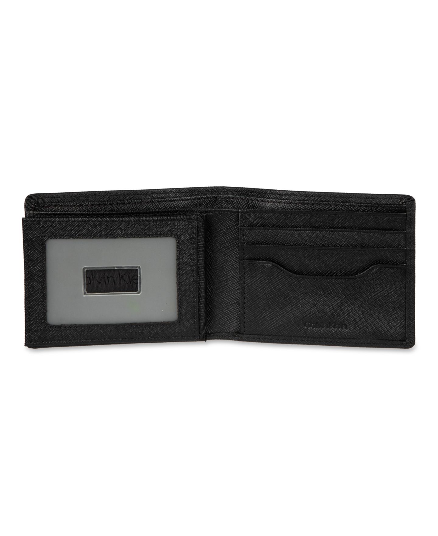 Мужской кошелёк Calvin Klein двойного сложения, защита RFID — фото 4