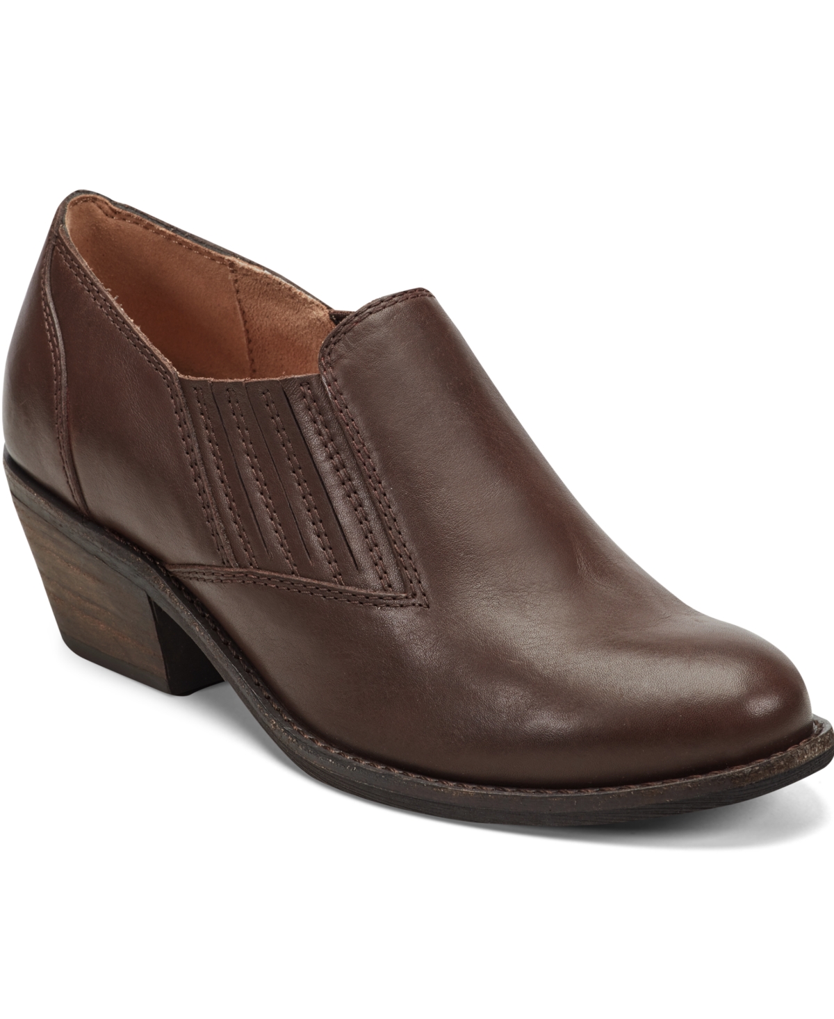 Earth Women's Jalin Block Heel Slip-on Shooties In Animal Print