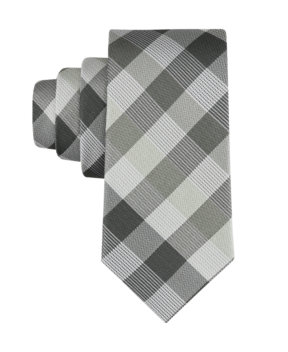 Calvin Klein Men's Maddox Grid Tie In Green