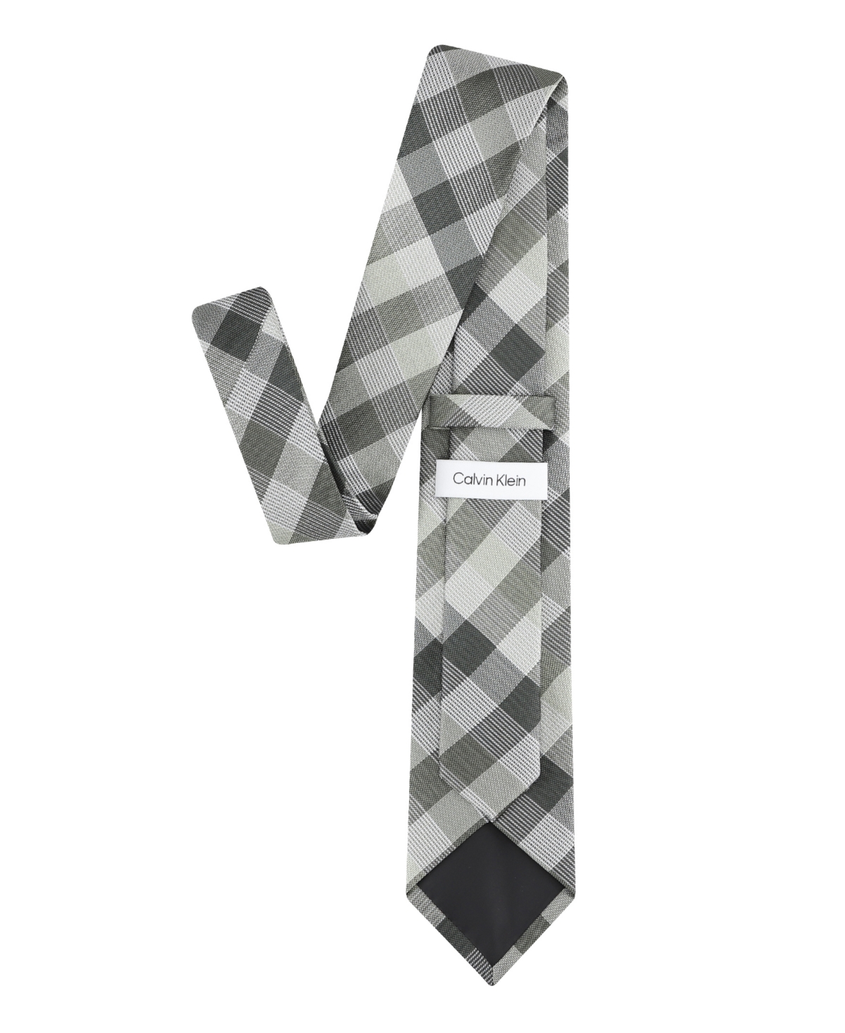 Calvin Klein Men's Maddox Grid Tie In Green