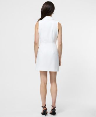 Women's Sleeveless Mini Blazer Dress