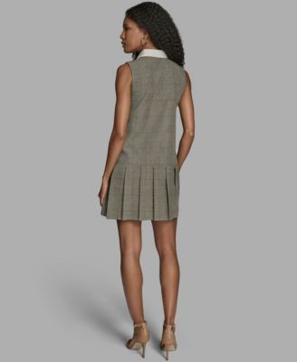 Women's Drop Waist Sleeveless Mini Dress